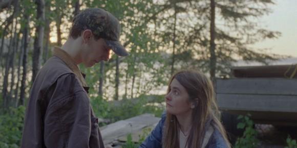 Shirley Henderson as Judy and Théodore Pellerin as her son Jamie in "Never Steady, Never Still." (Courtesy of TIFF)