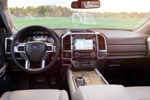 Looking from the driver's seat. (Courtesy of Ford)