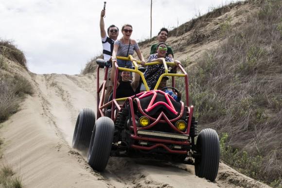 Four-by-four fun at La Paz Sand Dunes. (Mohammad Reza Amerinia)