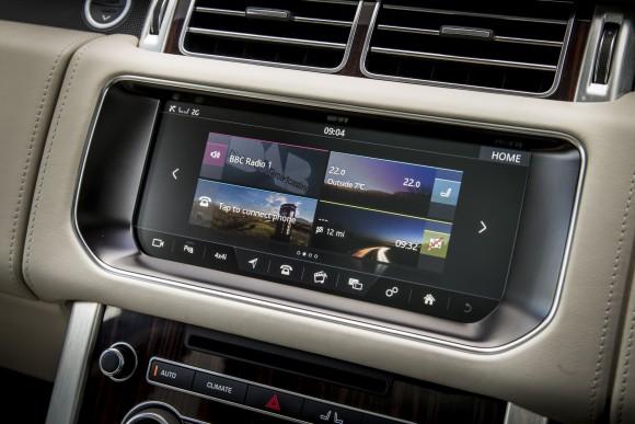InControl 10" touchscreen. (Courtesy of Land Rover)