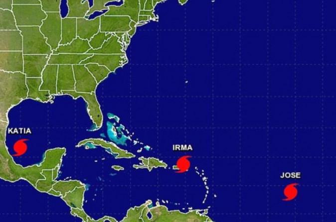 Hurricane Jose and Hurricane Katia formed on Wednesday, the agency stated, according to the 5 p.m. post. (NOAA)