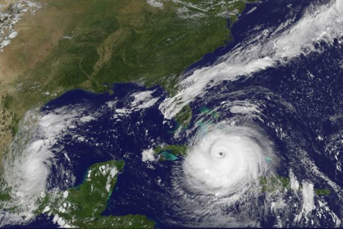 NOAA's GOES satellite shows Hurricane Irma as it moves towards the Florida Coast as a category 4 storm in the Caribbean Sea taken at 14:45 UTC on September 08, 2017. Hurricane Irma barreled through the Turks and Caicos Islands as a category 4 storm en route to a destructive encounter with Florida this weekend. (Photo by NOAA GOES Project via Getty Images)