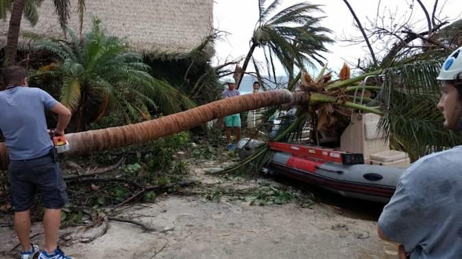 Necker Island, British Virgin Islands, after it was hit by Hurricane Irma. (Virgin.com)