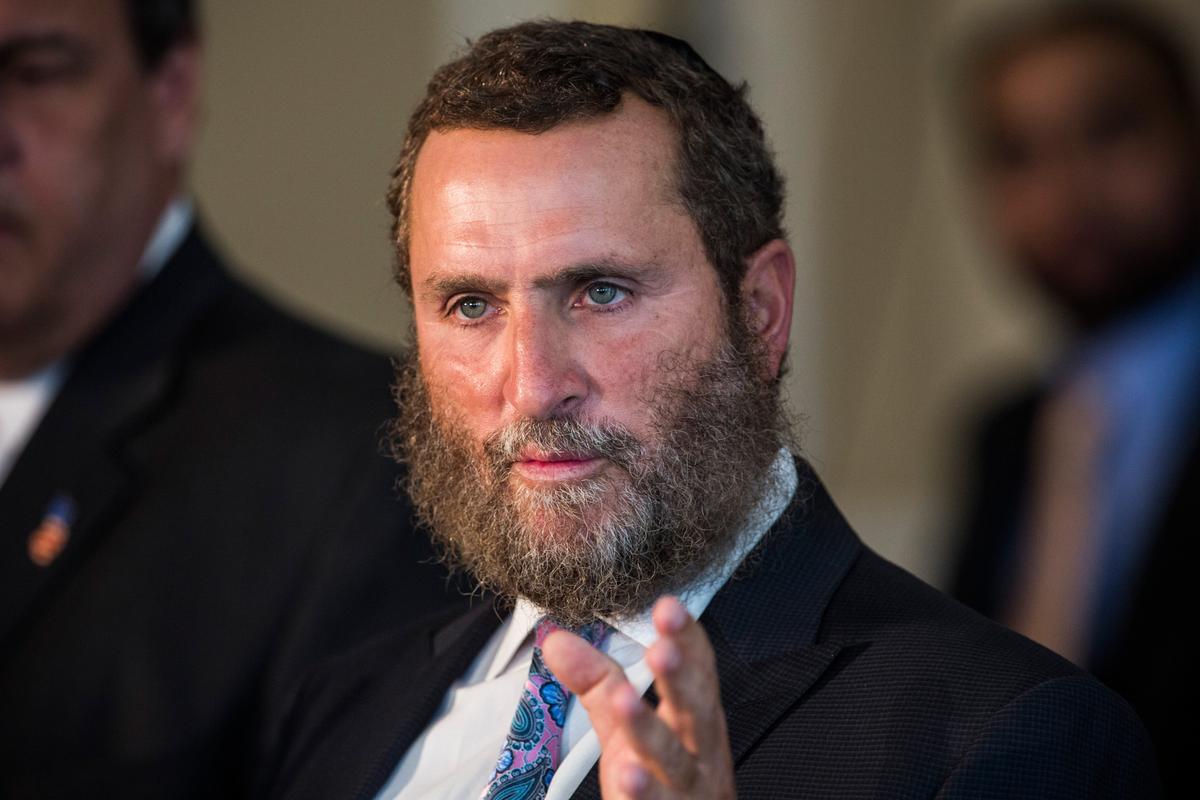 Rabbi Shmuley Boteach at Chabad House at Rutgers University in New Jersey on Aug. 25, 2015. (Andrew Burton/Getty Images)