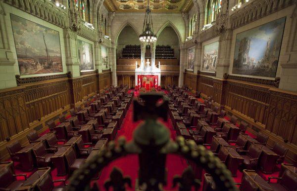 A view of the Senate chamber on Parliament Hill. (The Canadian Press/Sean Kilpatrick)