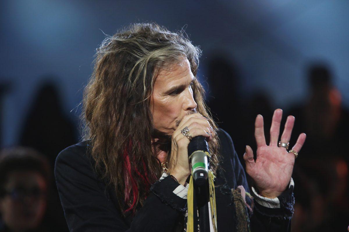 Steven Tyler performs at the Andrea Bocelli show as part of the 2017 Celebrity Fight Night in Italy Benefiting The Andrea Bocelli Foundation and the Muhammad Ali Parkinson Center in Rome on Sept. 8, 2017. (Jonathan Leibson/Getty Images for Celebrity Fight Night)