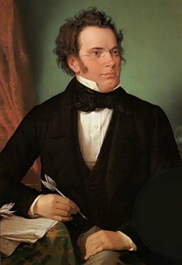 "Franz Schubert," 1875, by Wilhelm August Rieder (1796–1880). Oil painting after watercolor, 1825, Historical Museum of the City of Vienna. (Public Domain)