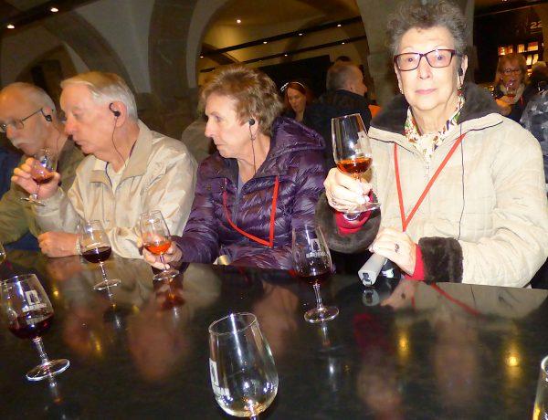 Viking Cruises's guests participate in port wine tasting. (Manos Angelakis)