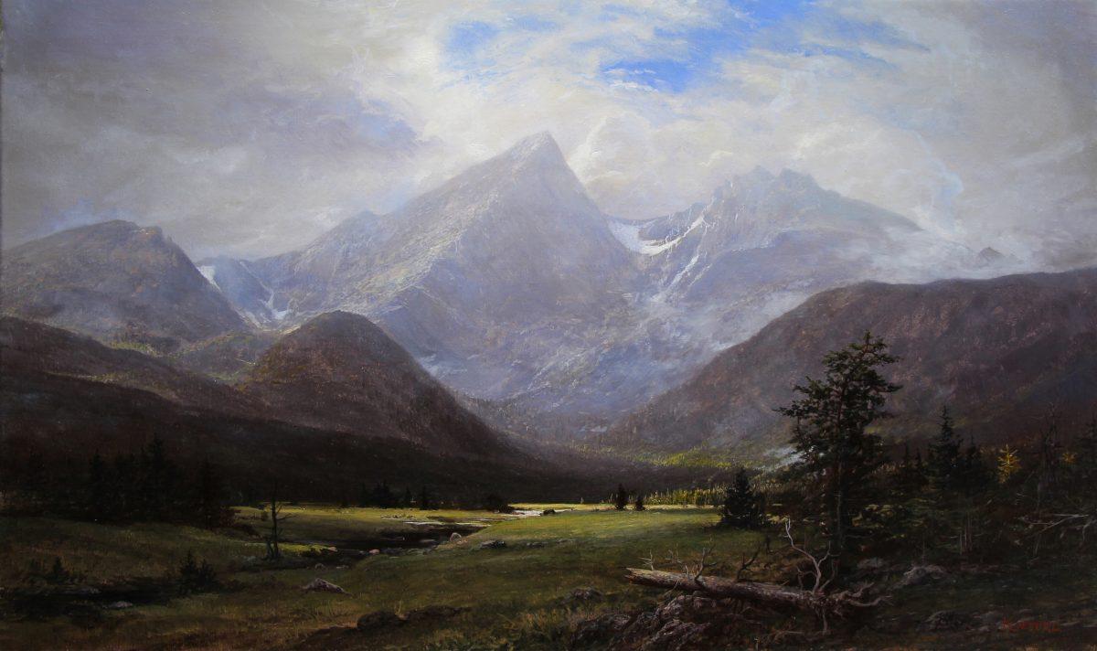 "Hallett Peak" by Erik Koeppel. Oil on canvas, 18 inches by 30 inches. (Courtesy of Erik Koeppel)