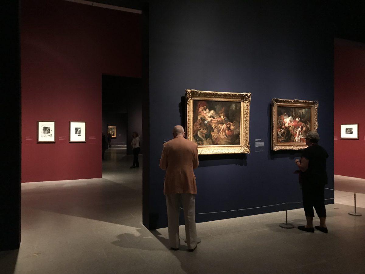 Gallery view of the "Delacroix" retrospective at The Metropolitan Museum of Art on Sept. 12, 2018. (Milene Fernandez/The Epoch Times)