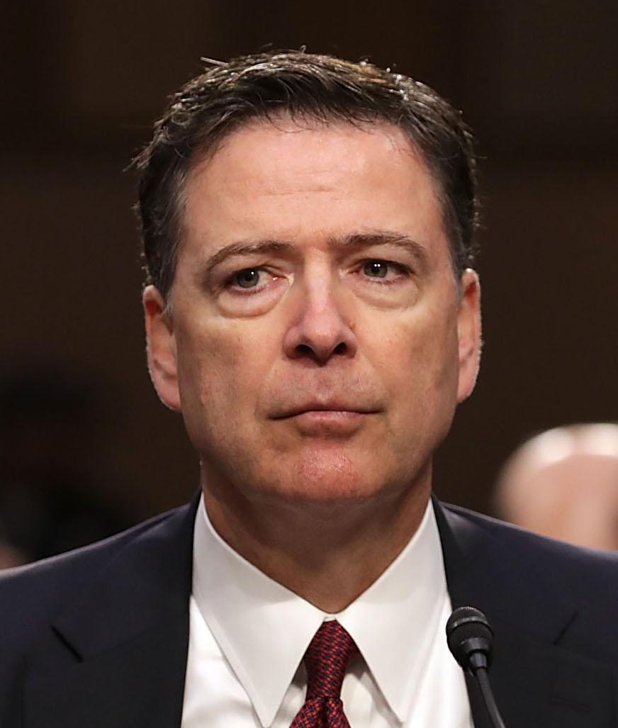 Former FBI Director James Comey on June 8, 2017. Comey opened the counterintelligence investigation into Trump on the urging of CIA Director John Brennan. (Chip Somodevilla/Getty Images)