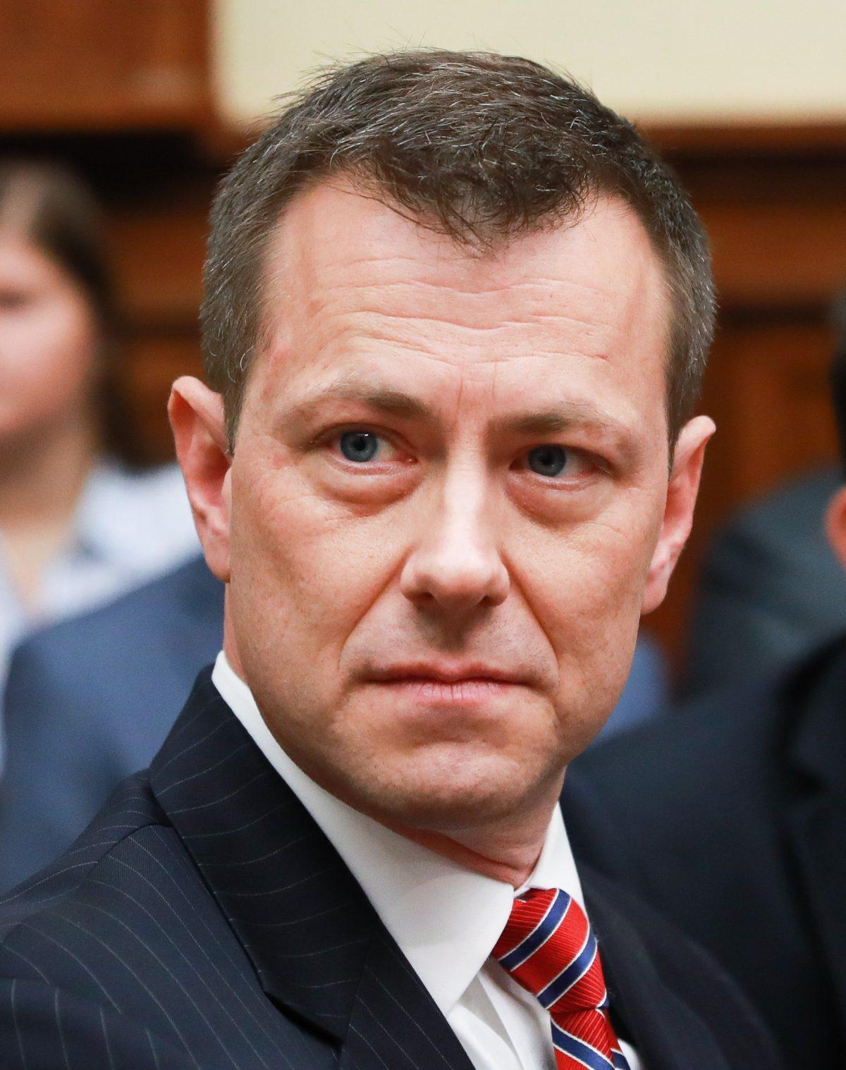 Then-FBI Deputy Assistant Director Peter Strzok on July 12, 2018. Strzok oversaw both the FBI's investigation into Hillary Clinton's use of a private email server and the counterintelligence investigation into Donald Trump's campaign. (Samira Bouaou/The Epoch Times)