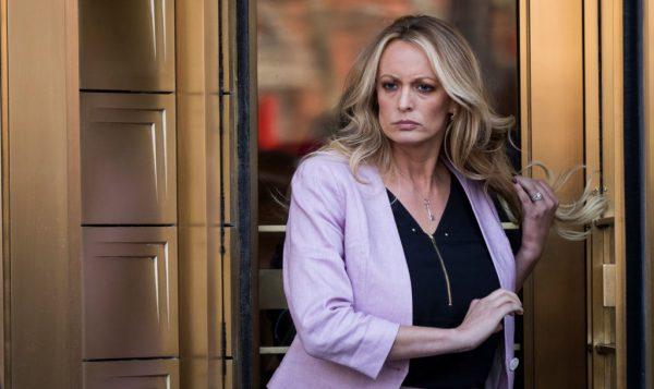 Adult film actress Stormy Daniels in New York City on April 16, 2018. (Drew Angerer/Getty Images)