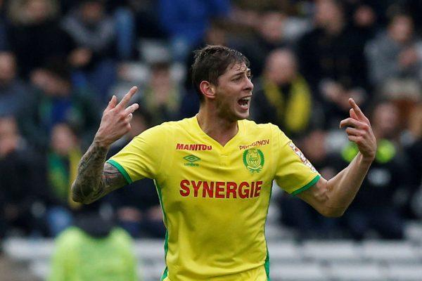 Emiliano Sala in action at La Beaujoire Stadium, Nantes, on March 18, 2017. (Stephane Mahe/Reuters)