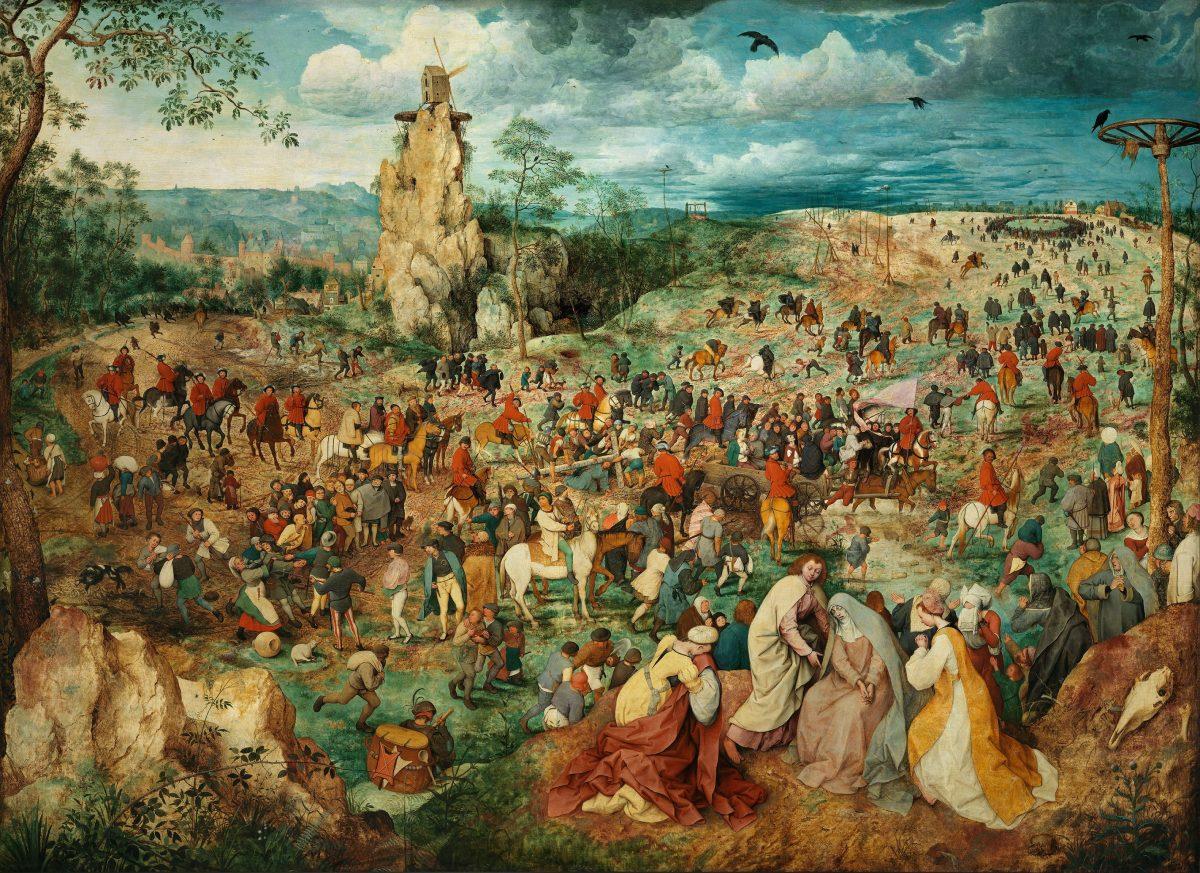 "Procession to Calvary (Christ Carrying the Cross),” 1564, by Pieter Bruegel the Elder. Picture Gallery, Kunsthistorisches Museum, Vienna. (Luciano Romano/Kunsthistorisches Museum, Vienna)