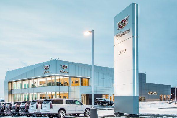 Carter Cadillac, the first exclusive dealer location in North America undernew brand architecture opens in Calgary. (Cadillac Canada/Neil Zeller)