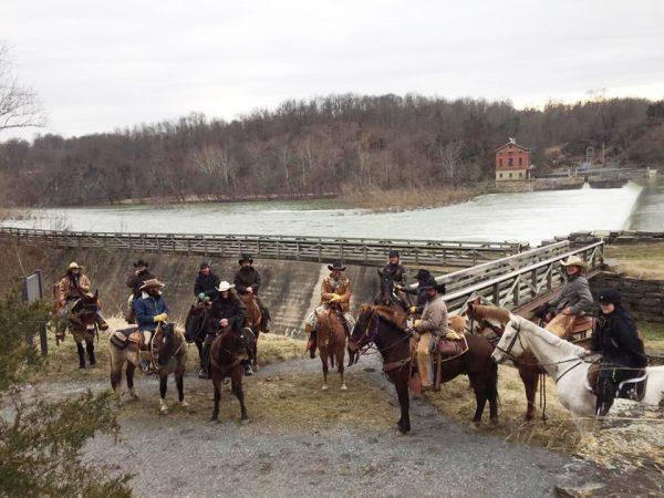 Traveling 173 miles on horseback from Cumberland, Md. to Washington, from Feb. 15 to Feb. 22, Cowboys for Trump were on a mission to show their appreciation and support for the president.(Cowboys for Trump/Shawn Cummings/Facebook)