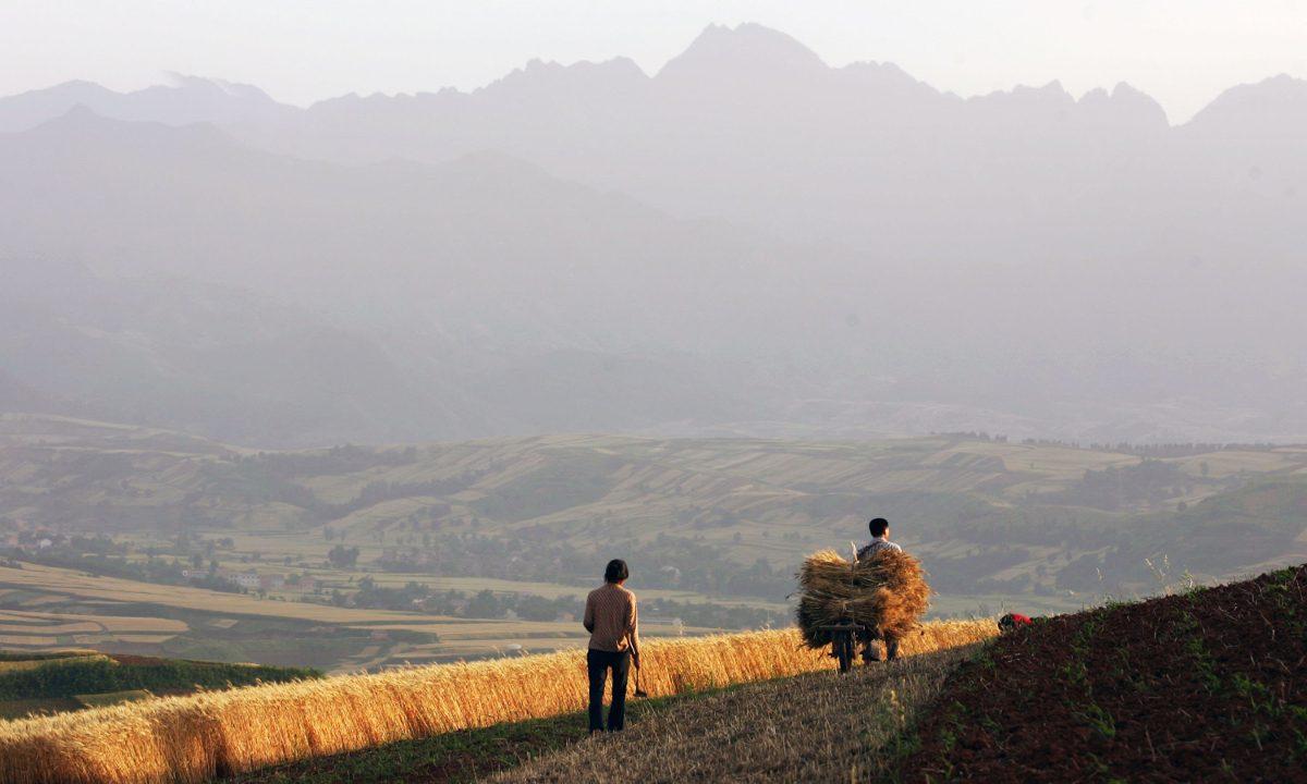 A countryside in Shaanxi Province, China. (China Photos/Getty Images)
