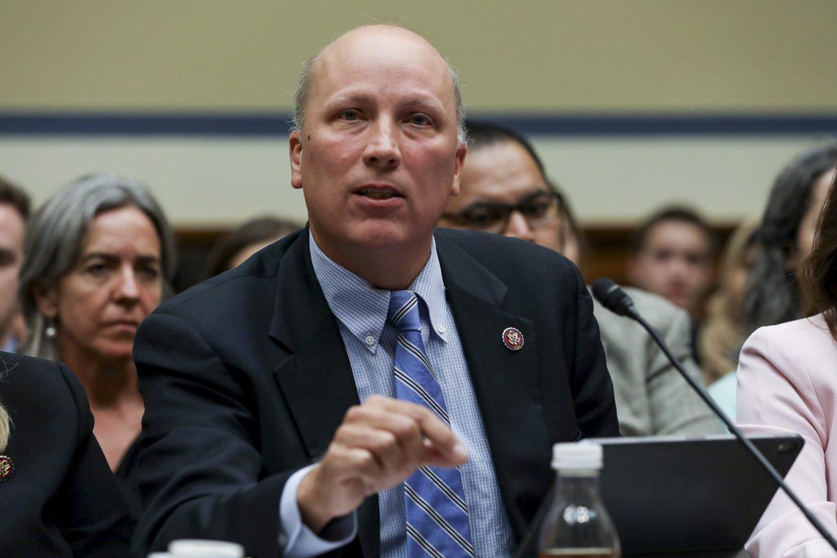 Rep. Chip Roy (R-Texas) testifies at a House hearing in front of the Committee on Oversight and Reform, in Washington on July 12, 2019. (Charlotte Cuthbertson/The Epoch Times)