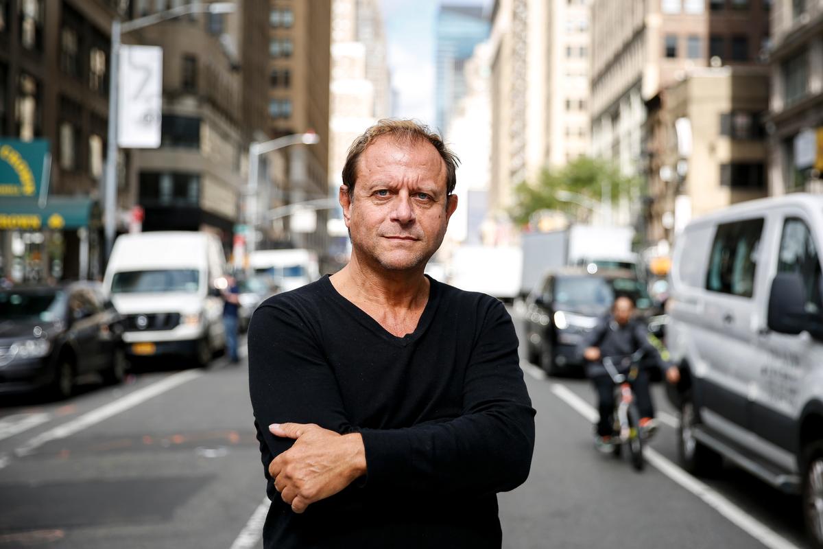 Dr. Michael Rectenwald, a former professor at New York University and author of “The Google Archipelago: The Digital Gulag and the Simulation of Freedom,” in New York City on Oct. 4, 2019. (Samira Bouaou/The Epoch Times)