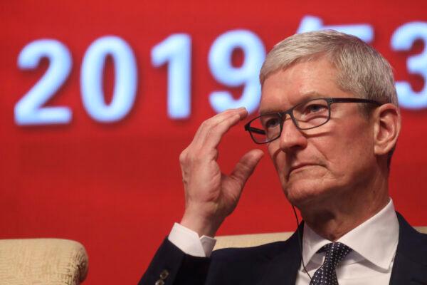 Apple CEO Tim Cook attends the Economic Summit held for the China Development Forum in Beijing, China, on March 23, 2019. (Ng Han Guan/AFP/Getty Images)