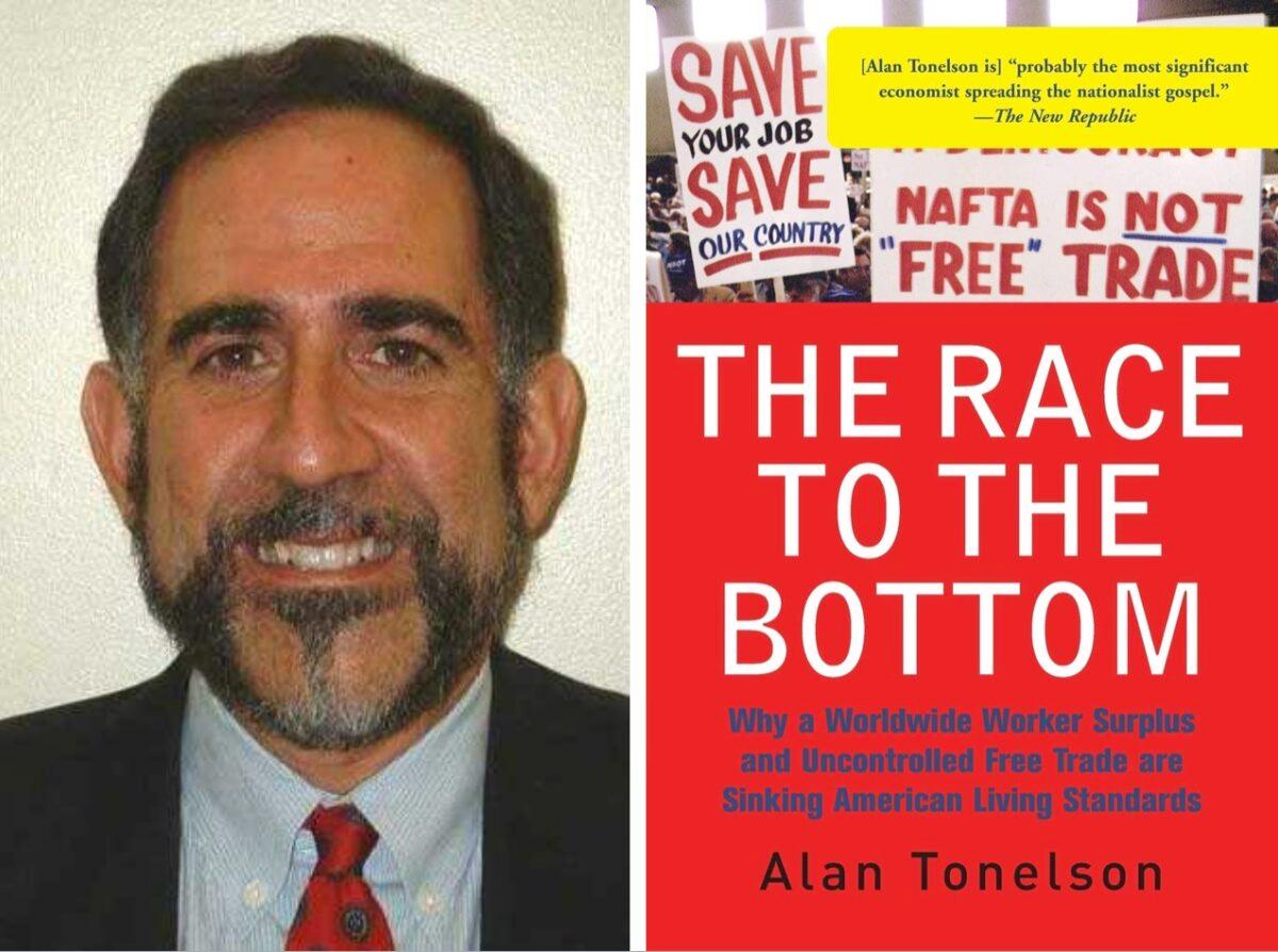 Alan Tonelson, "America First" economic policy expert and author of "The Race to the Bottom." (Courtesy of Alan Tonelson)