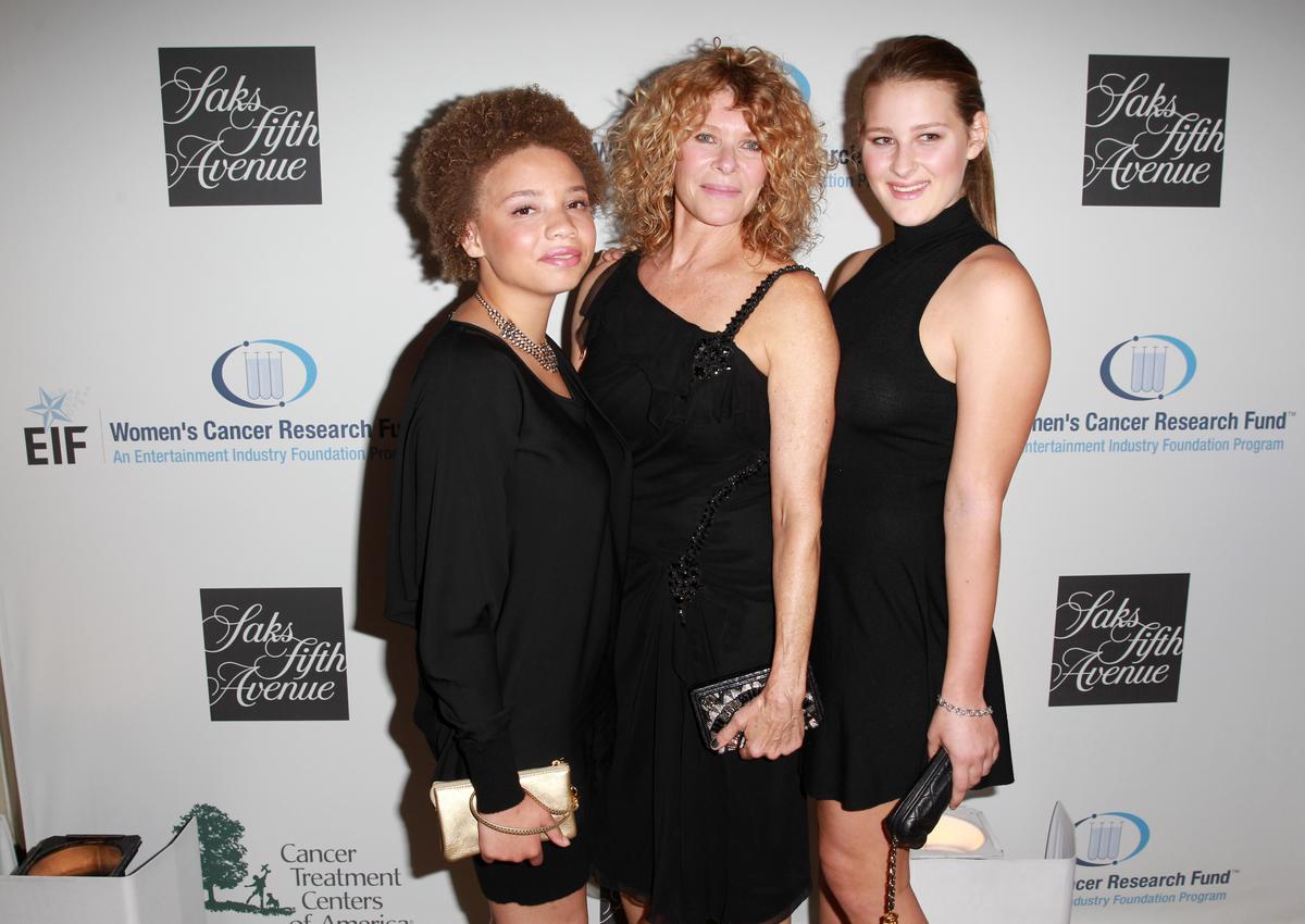 Actress Kate Capshaw (C), and daughters Mikaela George Spielberg (L) and Destry Allyn Spielberg (R) attend EIF Womens Cancer Research Funds 16th Annual An Unforgettable Evening presented by Saks Fifth Avenue at the Beverly Wilshire Four Seasons Hotel on May 2, 2013 in Beverly Hills, Calif. (Joe Scarnici/Getty Images for EIF)