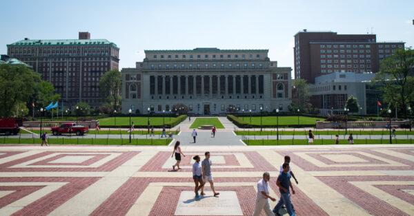 The campus of Columbia University in Manhattan in a file photograph. (Benjamin Chasteen/Epoch Times)