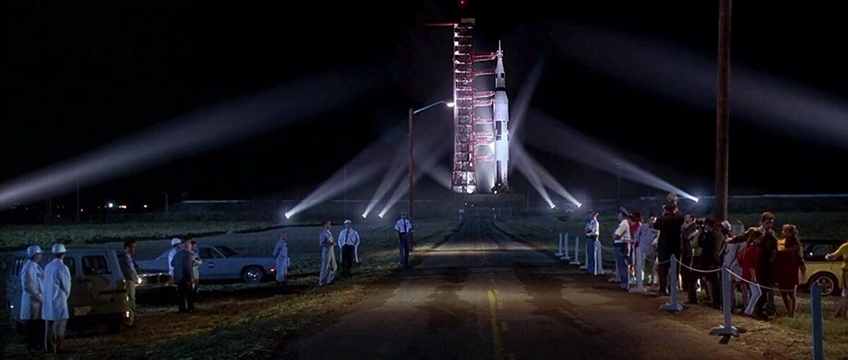 The Apollo 13 rocket at Cape Canaveral, in “Apollo 13.” (Universal Pictures)