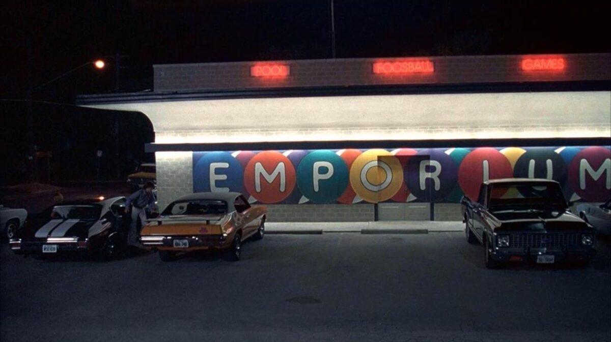 The Emporium pool hall where teens gather in "Dazed and Confused." (Gramercy Pictures)