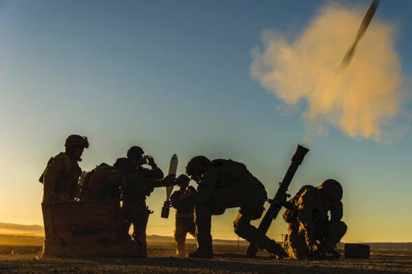 U.S. Special Forces Green Beret Soldiers, assigned to 7th Special Forces Group (Airborne), Operational Detachment-A, fire an anti-armor mortar system during Integrated Training Exercise 2-16 at Marine Corps Air Ground Combat Center, Twentynine Palms, Calif., on Feb. 8, 2016. (U.S. Air Force photo by Tech Sgt. Efren Lopez/Released)