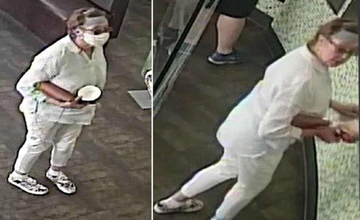 The female suspect who allegedly coughed in the face of a baby in San Jose, Calif., in a file photo. (San Jose Police Department)