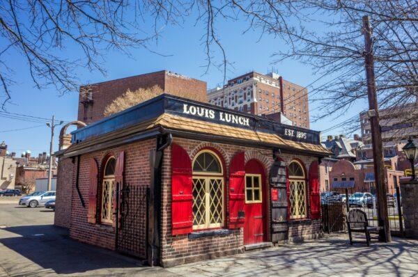 Louis' Lunch, the birthplace of the American burger, in New Haven, Conn. (F11photo/Shutterstock)