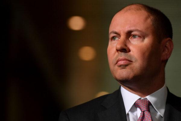 Federal Treasurer Josh Frydenberg during a press conference in the Mural Hall at Parliament House in Canberra, Australia on June 11, 2020( Sam Mooy/Getty Images)