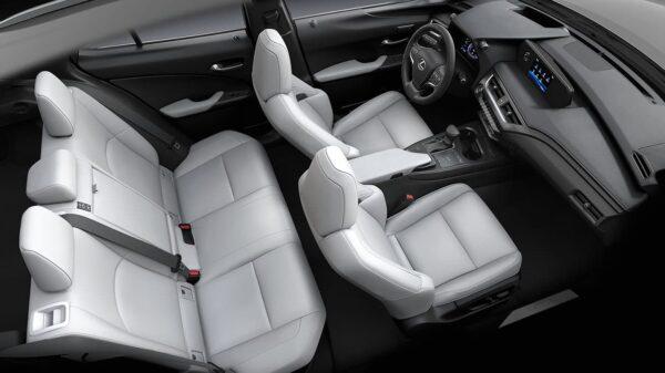 The interior of the UX. (Courtesy of Lexus)