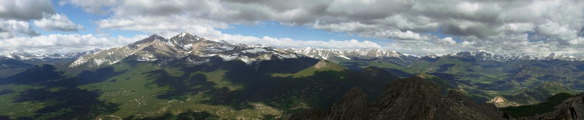Twin Sisters ridge in Rocky Mountain National Park. (Courtesy of Visit Estes Park)