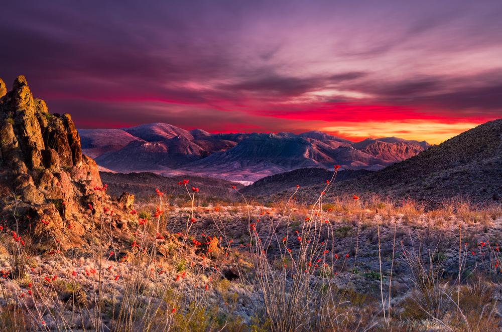 Sunset in Big Bend National Park. (Dean Fikar/Shutterstock)