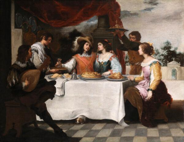 "The Prodigal Son Feasting," 1660s, by Bartolomé Esteban Murillo. Oil on canvas; 41 1/8 inches by 53 3/8 inches. Presented by Sir Alfred and Lady Beit, 1987; Beit Collection. (National Gallery of Ireland)