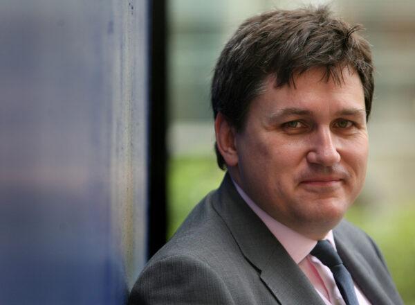 In this file photo, Kit Malthouse poses after speaking to press about the Metropolitan Police's Operation Blunt in London on May 29, 2008. (Cate Gillon/Getty Images)