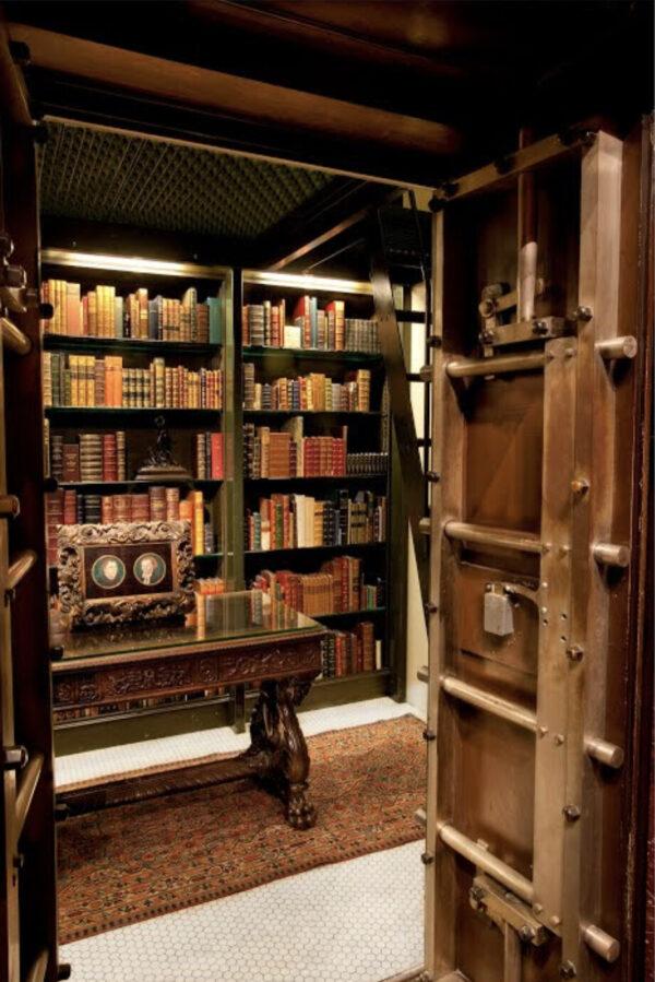 The West Room vault, which stores additional valuable books. (The Morgan Library & Museum)