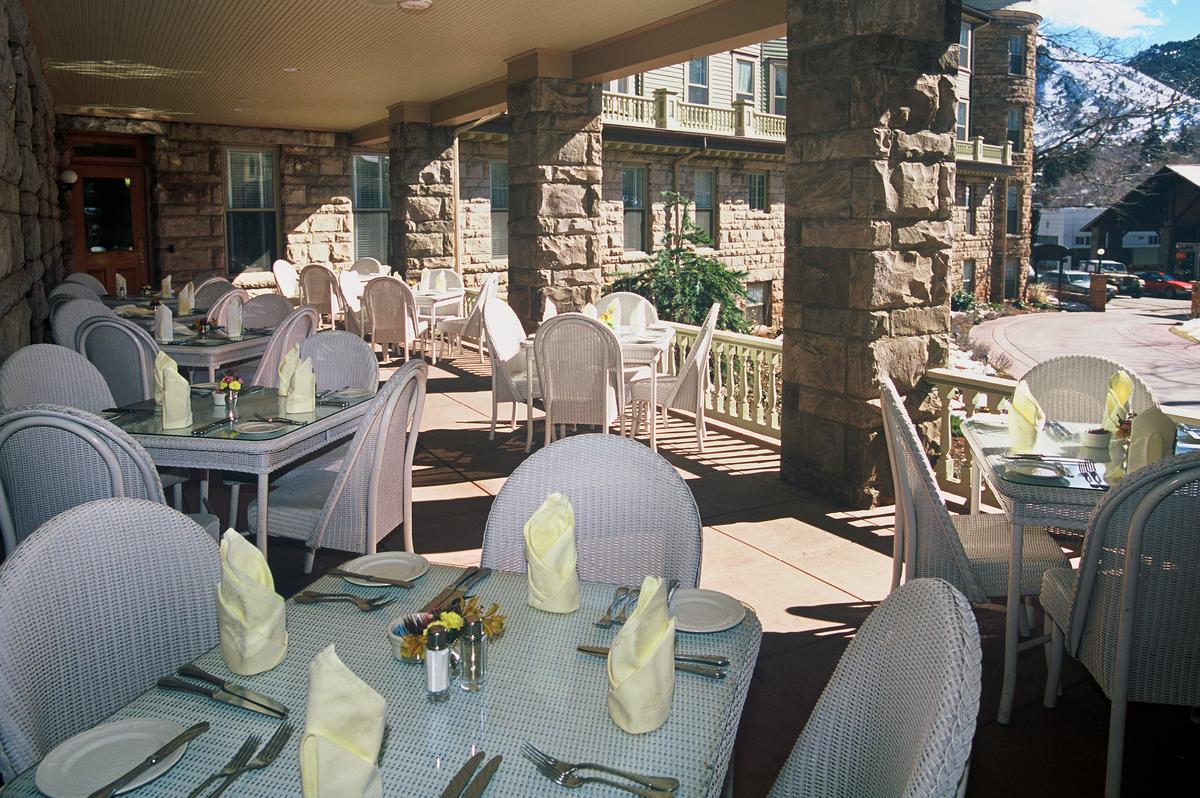 The verandah at Cliff House. (Courtesy of The Cliff House)