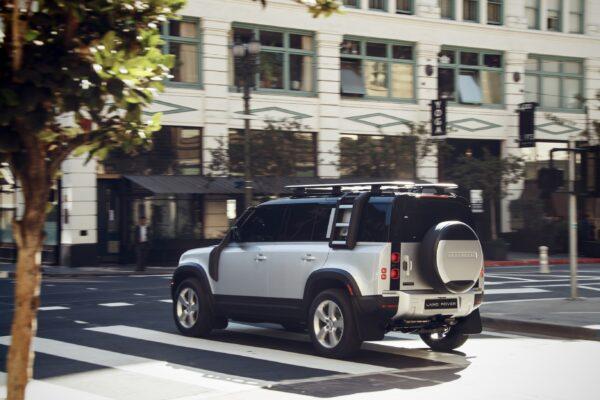 A clean and bold design on the back. (Courtesy of Land Rover)