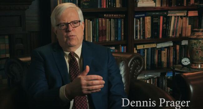 Dennis Prager in "America, America, God Shed His Grace on Thee." (Courtesy of Centennial Institute)