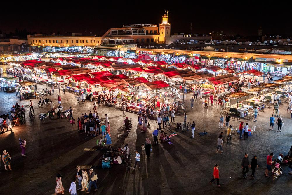 Djemaa el Fna in Marrakesh, Morocco. (Visual Intermezzo/Shutterstock)