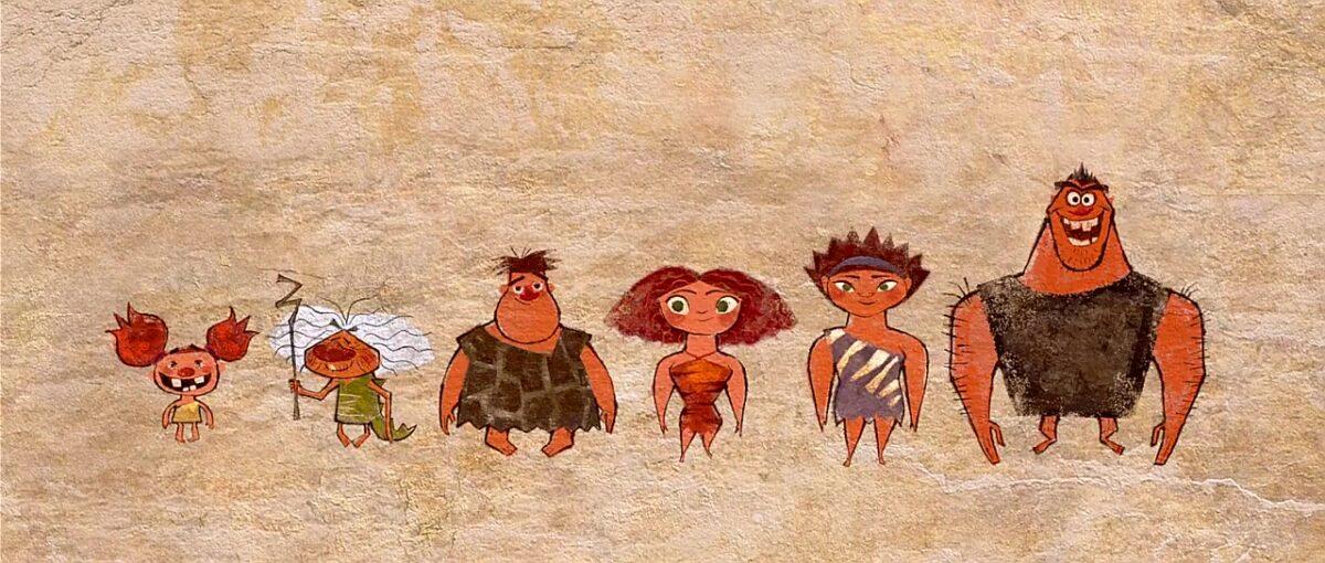 A cave painting by Grug Crood, in DreamWorks' caveman chronicle, “The Croods.” (DreamWorks Animation/Twentieth Century Fox)