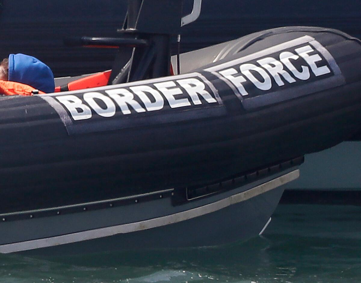 A Border Force vessel at the port city of Dover, England, on Aug. 8, 2020. (Kirsty Wigglesworth/AP Photo, File photo)