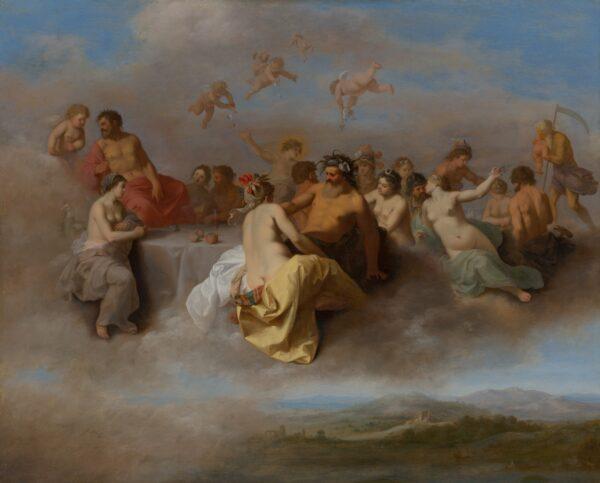 Some of our nation’s elites seem to think they are Olympians who can determine our fates. “A gathering of Gods in the Clouds,” circa 1630, by Cornelis van Poelenburgh. Mauritshuis, The Hague. (Public Domain)