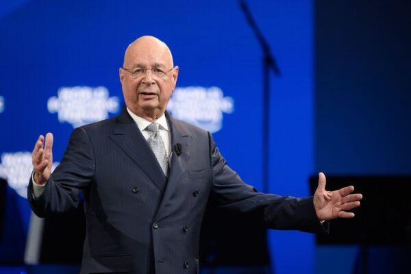 World Economic Forum founder and executive chairman Klaus Schwab during the WEF's annual meeting in Davos on Jan. 20, 2020. (Fabrice Coffrini/AFP via Getty Images)