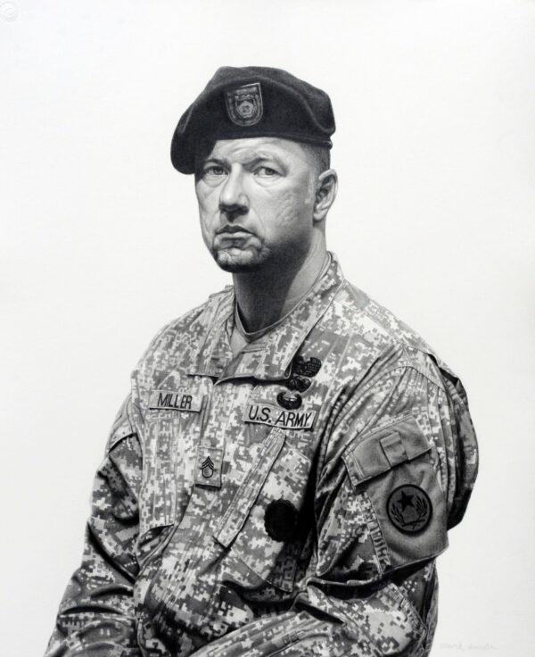 “The Patriot,” 2015, by Clark Louis Gussin. Pencil on paper; 30 inches by 24 inches. (Clark Louis Gussin)