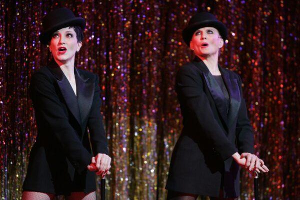 Actress Bebe Neuwirth (L) and Choreographer Ann Reinking (R) perform live onstage during a dress rehearsal for the 10th Anniversary of Broadway's "Chicago" in New York City, on Nov. 14, 2006. (Bryan Bedder/Getty Images)